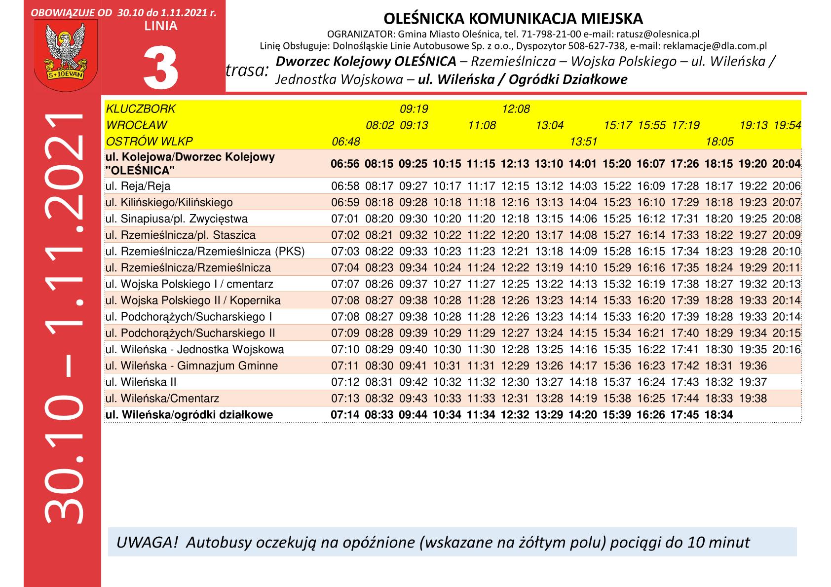 rozkład jazdy